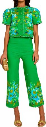 Elizabeth & James Jojo Straight Leg Pants In Hula