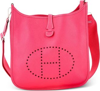 Herm&egrave;s Evelyne Bag Gen III Epsom PM crossbody bag - Pink