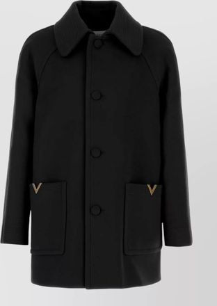 Valentino Garavani virgin wool single breasted coat