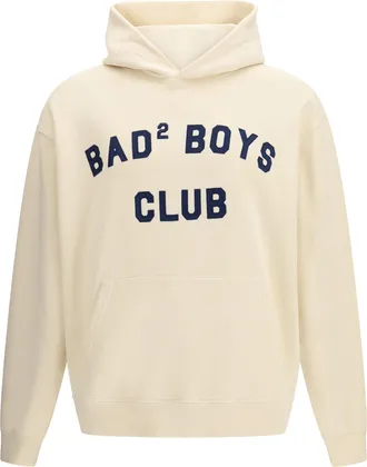 Dsquared2 Mens Crewneck Sweatshirt Vintage Fade Ivory Cotton Sweatshirts Sweater