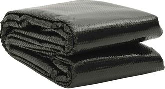 vidaXL Cubierta De Piscina Pe Negro 400x200 Cm Vidaxl