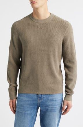 BOSS Horso Crewneck Sweater in Open Brown at Nordstrom Rack, Size Xx-Large