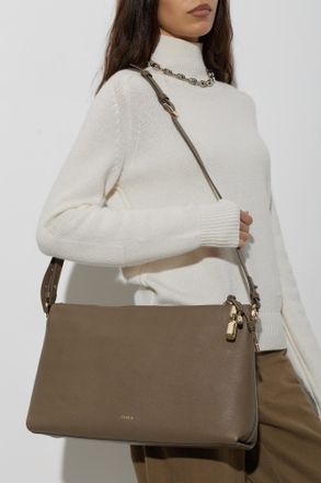 Furla Debby Medium Bag, Womens, Grey