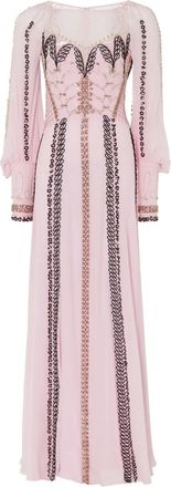Temperley London Abito lungo - Rosa