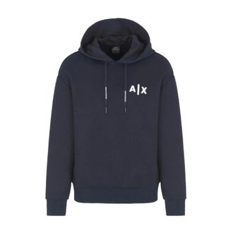 A|X Armani Exchange Heren, Sweatshirts & Hoodies, Blauw, Maat: XS Poliester