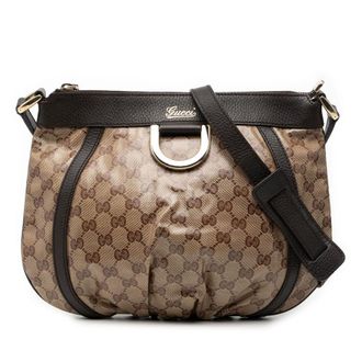 Gucci Pre-owned Gucci GG Crystal Abbey D Ring Crossbody Unisex 265691.491403