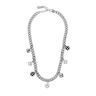 Marc Jacobs Necklaces, female, Gray, Size: ONE SIZE Dice Charm Necklace