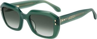 Isabel Marant Groene zonnebril - Dames - Zonnebrillen - Groen - 52 MM - Accessoires