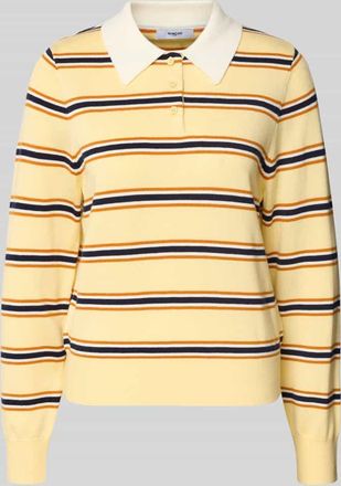 Suncoo Regular Fit Poloshirt mit Knopfleiste Modell PREGO in GELB, Gr&ouml;&szlig;e XS