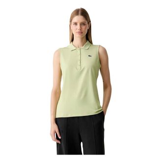 Lacoste Slim Fit UV Protect Stretch Golf Polo - Dames - Tops - Groen - Maat: L Katoen