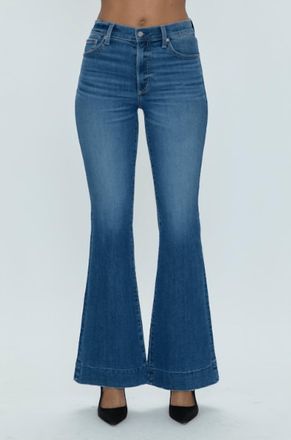 Pistola Denim Kinsley Flared Leg Jeans In Blue