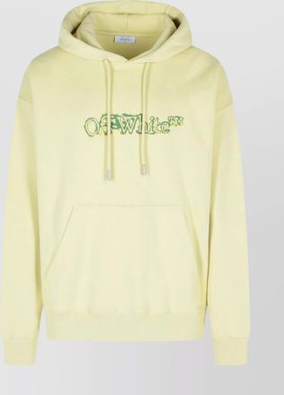 Off-white cloudy arrow cotton hoodie sweatshirt