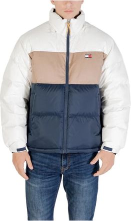 Tommy Jeans Kleur-Blok Heren Pufferjas - Heren - Gewatteerde jassen - Veelkleurig - XL - Polyester - Jassen