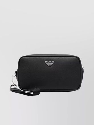 Emporio Armani textured wash bag