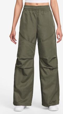 Nike Jordan Brooklyn Water Repellent Pants in Medium Olive/Black at Nordstrom Rack, Size X-Large