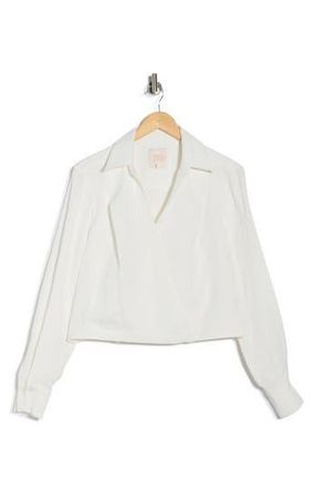TWP Goan Wrap Top in White at Nordstrom Rack, Size X-Large