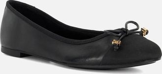 Dune London Womens Hallo Womens Wide Fit Ballerinas - Black - Size: 5