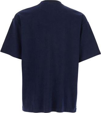 Dr&ocirc;le de Monsieur Mens T-Shirt Le Slogan Classique Blue Cotton T-Shirts And Polos