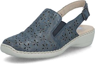 Rieker Womens Slingback Toe Sandal In Lake