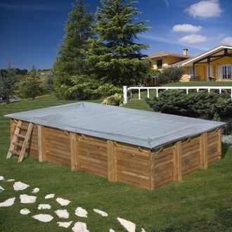 Sunbay Cubiertas De Invierno Para Piscinas De Madera Sunbay Rectangular Mint 1058x467 Cm 778041