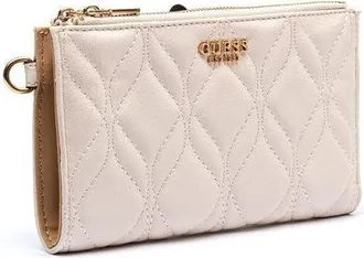 Guess Womens Wallet Off White Polyurethane Bags