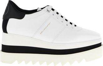Stella McCartney White Lace Up Sneakers