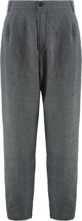 Darkpark Phebe Wool Pants - Dames - Straight fit broeken - Grijs - XS - Wol - Broeken