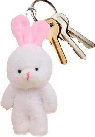 Generic Stuffed Bunny Keychain | Stuffed Animal Party Favor | Plush Rabbit Purse Decor,for Children Boys Girls Teens Men Women Family Friends Classmates