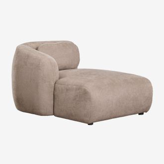 Sklum M&oacute;dulo Chaise Longue Izquierdo Para Sof&aacute; Modular En Chenilla Coquette Sklum
