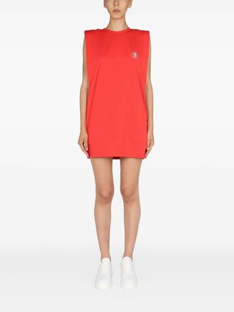 Department Five Abito con stampa logo - Rosso