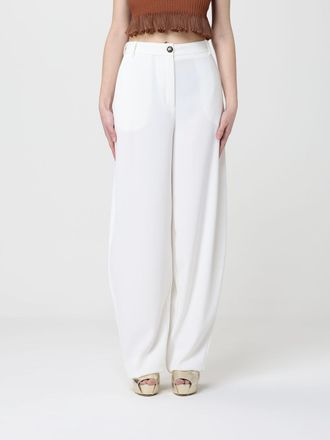Elisabetta Franchi Wide Leg Cr&ecirc;pe Trousers