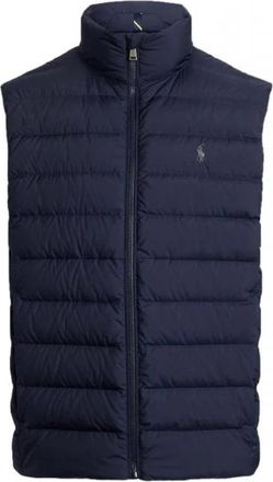 Ralph Lauren Colden Packable Vest - Heren - Bodywarmers - Blauw - S - Leer - Jassen