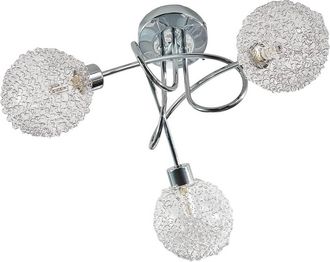 Lindby L&aacute;mpara De Techo ticino En Plateado Metal - Lindby