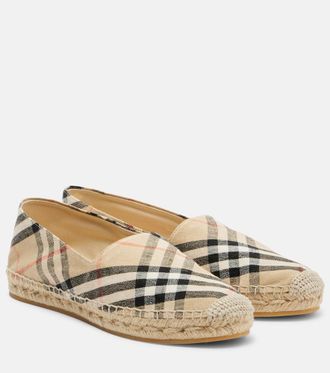 Burberry Alpargatas con Burberry Check