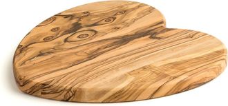 Bérard Olivewood Cutting Board, Heart Shape, 8.66 x 8.27 x 0.63
