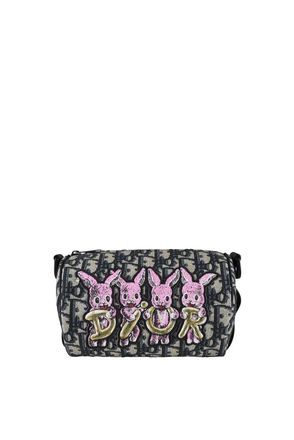 Dior Roltas met schouderriem Blauw