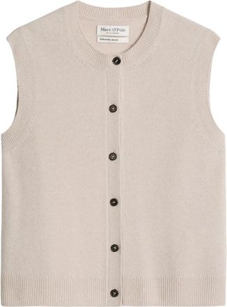 Marc O'Polo Sleeveless Truien - Dames - Vesten - Beige - L - Truien & Vesten