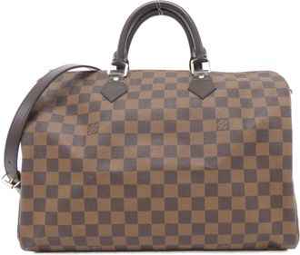 Louis Vuitton Damier Ebene Coated Canvas Boston Bag (Pre-Owned)