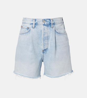 A Gold E Rhoda frayed denim shorts