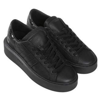 D.A.T.E. D.a.t.e., Schoenen, Dames, Zwart, 38 EU, Katoen, Hill Low Platform