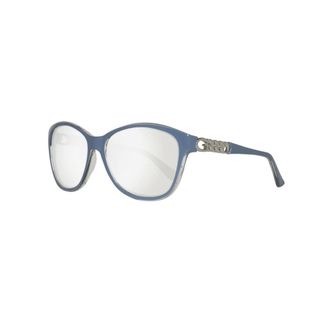 Guess Sunglasses, female, Blue, Size: ONE SIZE Cateye Sunglasses Chain Detail