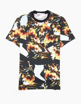 Givenchy Mens Givenchy Graphic T-shirt Multi - Size: 38