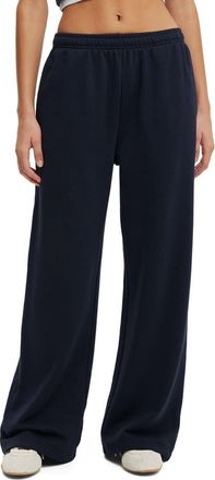 Cotton On Womens Wide Leg Sweatpant in Total Eclipse at Nordstrom, Size Xxx-Small
