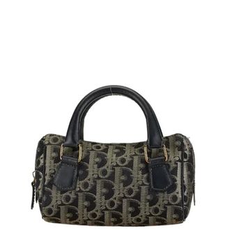 Dior Pre-owned Mini Bags, female, Black, Size: ONE SIZE Pre-owned Canvas Mini Bag