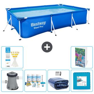 Bestway Piscina Bestway Steel Pro Rectangular - 300x201x66 Cm - 7-piezas S188