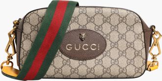 Gucci GG Supreme Coated Canvas Neo Messenger Mens Bag (Pre-Owned)