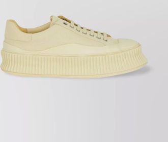 Jil Sander canvas low-top sneakers