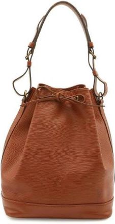 Louis Vuitton Pre-owned Epi Noe Shoulder Bag - Dames - Vintage Tas - Bruin - ONE Size - Leer - Vintage