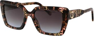 Marc Jacobs Stijlvolle zonnebril voor zonnige dagen - Dames - Zonnebrillen - Bruin - 52 MM - Accessoires