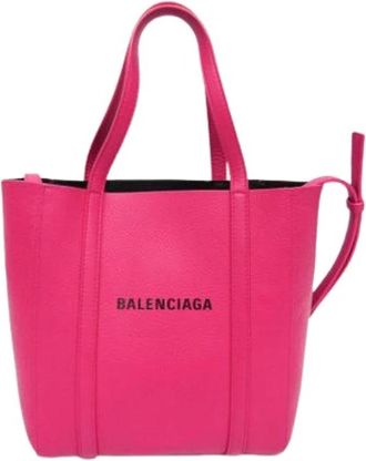 Balenciaga Pre-owned Everyday Tote XXS - Dames - Vintage Shopper - Roze - ONE Size - Leer - Vintage